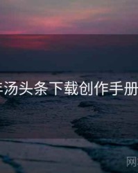 2019年汤头条下载创作手册全档案